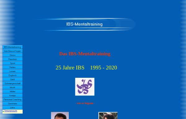 Vorschau von www.ibs-mentaltraining.com, IBS - Institut für Bewusstseinsschulung und Mentaltraining