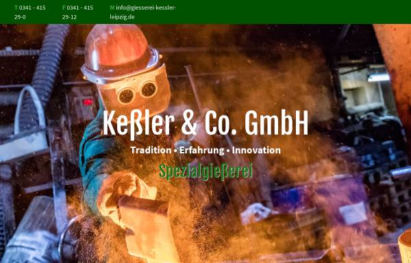 Vorschau von www.giesserei-kessler-leipzig.de, Gießerei Keßler