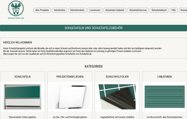 Vorschau von www.schultafel.de, Schultafelservice Franz Wich