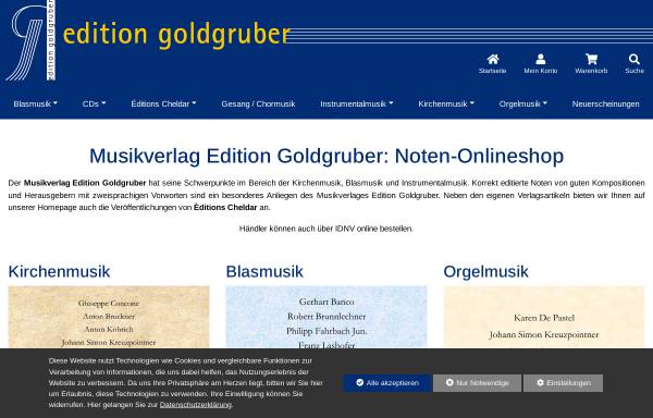 Vorschau von www.editiongoldgruber.at, Edition Goldgruber