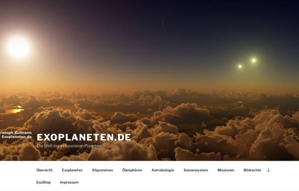 Vorschau von www.exoplaneten.de, Exoplaneten