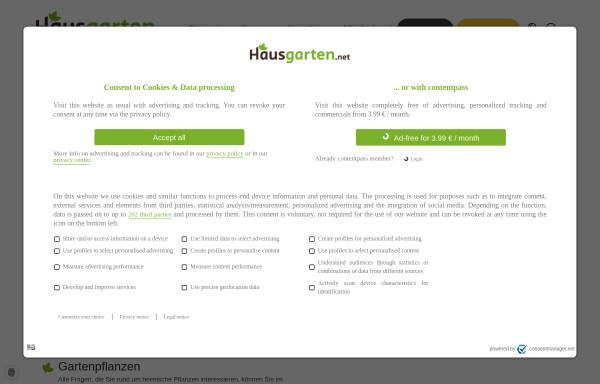Vorschau von www.hausgarten.net, Hausgarten.net