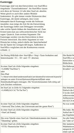 Vorschau der mobilen Webseite www.wernerroth.de, StarOffice Eastereggs