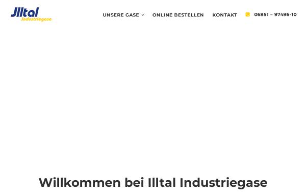 Vorschau von www.illtal-gas.de, Illtal Industriegase, Martin Rohrbacher