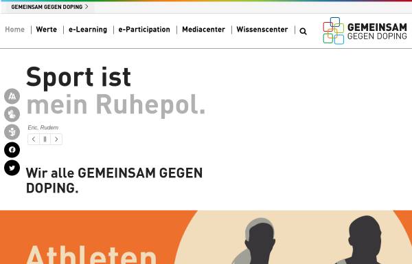 Vorschau von www.highfive.de, Highfive – gemeinsam gegen Doping