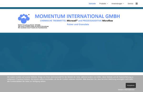 Vorschau von www.momentumadditive.com, Momentum International GmbH