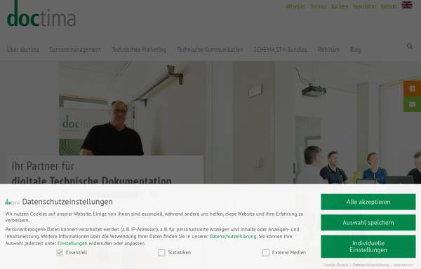 Vorschau von www.doctima.de, Doctima GmbH