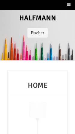 Vorschau der mobilen Webseite www.halfmann-fischer.de, Halfmann & Fischer GbR