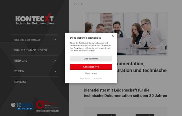 Vorschau von www.technische-dokumentation.de, Kontecxt GmbH Technische Dokumentation