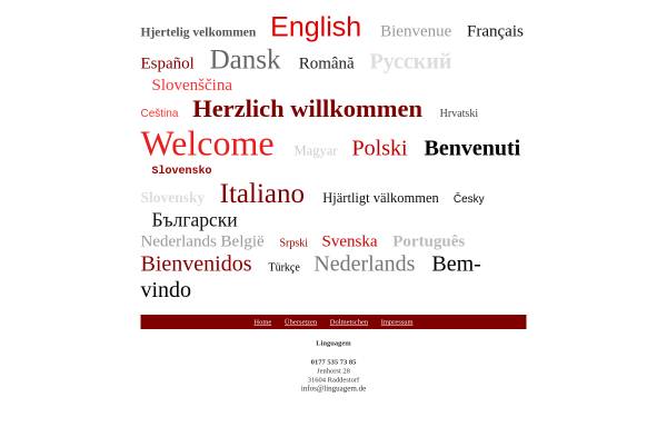 Vorschau von www.linguagem.de, Linguagem - Unternehmensdokumentation