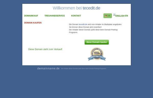 Vorschau von www.tecedit.de, TecEdit Gesellschaft für verbrauchergerechte Gebrauchsanweisungen mbH