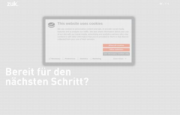 Vorschau von www.zuk.de, zuk. AG