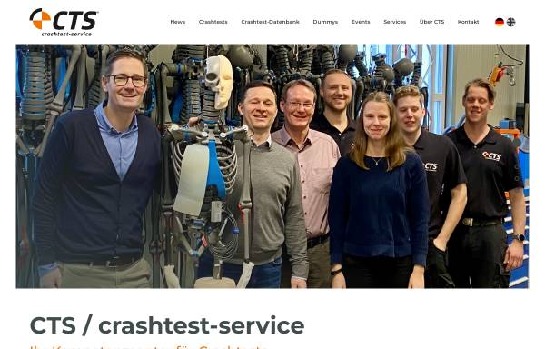 Vorschau von www.crashtest-service.com, Crashtest-Service.com GmbH