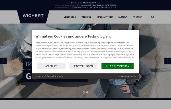 Vorschau von www.wichert-die-sachverstaendigen.de, Wichert + Partner GbR