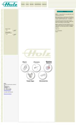 Vorschau der mobilen Webseite www.holz-flyers.de, Ernst Holz - Textilmaschinenzubehör