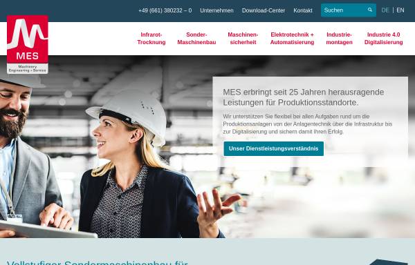 Vorschau von www.m-e-s.de, Mehler Engineering und Service GmbH