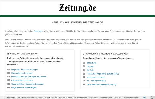 Vorschau von www.zeitung.de, Zeitung.de - Hassler & Mair GmbH