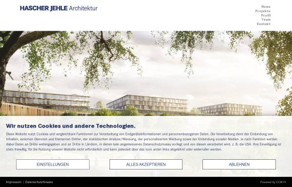 Vorschau von www.hascherjehle.de, Hascher, Jehle und Assoziierte GmbH