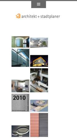Vorschau der mobilen Webseite 1a-architekt.de, Dieter Kowalzcik, Architekt und Stadtplaner