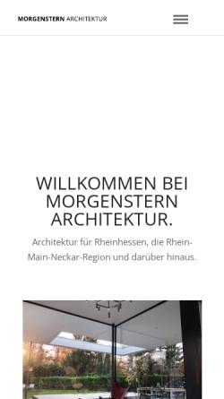 Vorschau der mobilen Webseite www.morgenstern-architektur.com, Michael Morgenstern Architektur