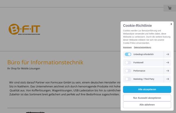 Vorschau von www.b-f-it.de, Martin Arthofer B-F-IT Büro für Informationstechnik