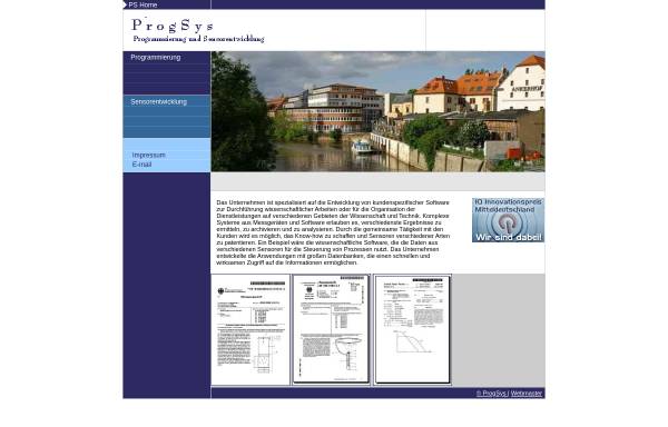 Vorschau von www.progsys.de, ProgSys Dr. Olga Agueeva