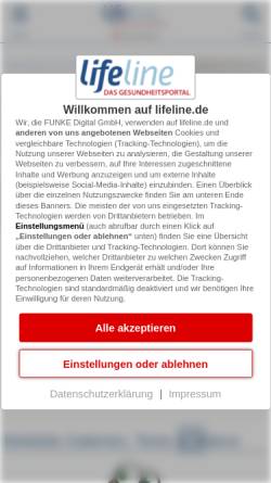 Vorschau der mobilen Webseite www.schuppen-yavivo.de, Yavivo: Tipps gegen Schuppen