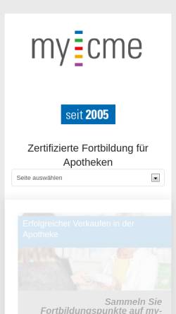 Vorschau der mobilen Webseite www.alopezie-cme.de, Zertifizierte CME-Fortbildung zum Thema Alopezie