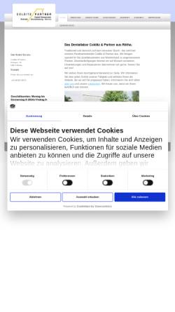 Vorschau der mobilen Webseite www.colditz-zahntechnik.de, Colditz & Partner GmbH