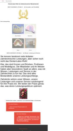 Vorschau der mobilen Webseite www.dentallabor-roth.de, Dentallabor Roth