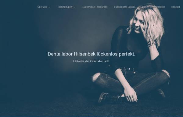 Vorschau von www.hilsenbek-zahntechnik.de, Dentallabors Hilsenbek GmbH