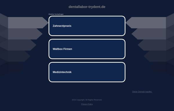 Vorschau von www.dentallabor-trydent.de, TryDent Dentallabor GmbH
