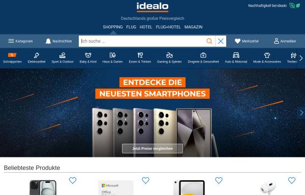 Vorschau von www.idealo.de, Idealo.de