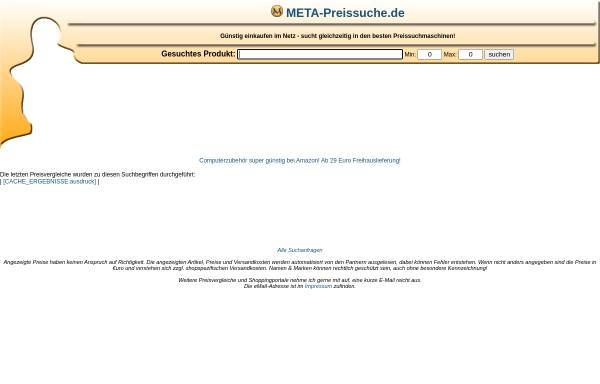 Vorschau von www.meta-preissuche.de, Meta-Preissuche.de