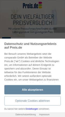 Vorschau der mobilen Webseite www.preis.de, Preis.de