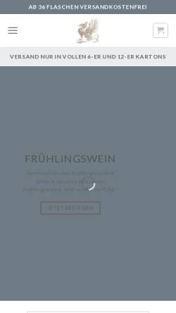 Vorschau der mobilen Webseite www.forster-winzer.de, Wein und Sekt aus Forst
