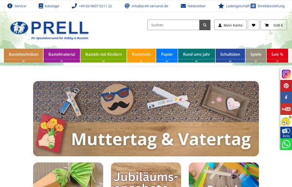 Vorschau von www.prell-versand.de, Prell GmbH