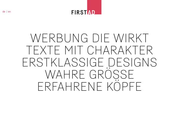 Vorschau von www.first-ad.de, First-Ad Werbeagentur GmbH