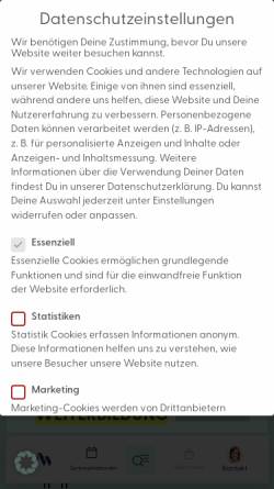 Vorschau der mobilen Webseite www.akadsek.de, Akademie für Sekretariat und Büromanagement