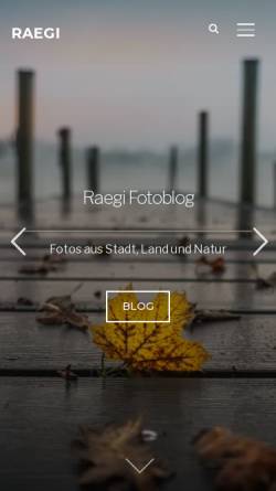Vorschau der mobilen Webseite www.raegi.ch, Rägi