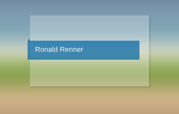 Renner, Ronald