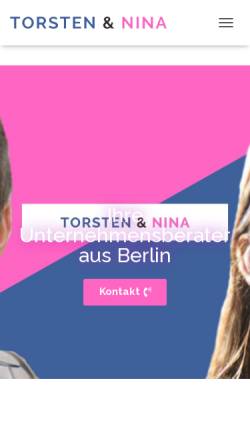 Vorschau der mobilen Webseite www.torstenundnina.de, Römer, Torsten und Nina
