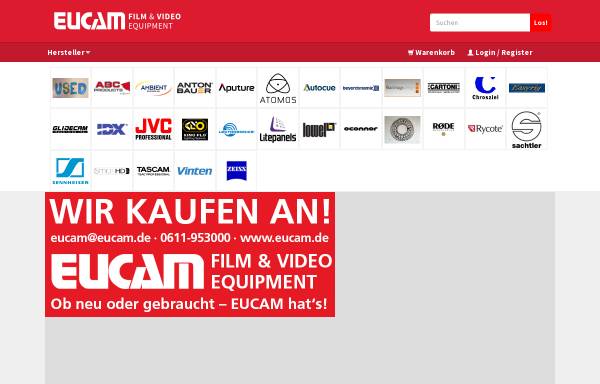 Vorschau von www.eucam.de, Eucam Film & Video Equipment GmbH