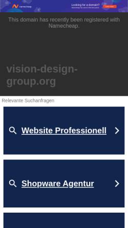 Vorschau der mobilen Webseite www.vision-design-group.org, Vision Design Group - Dipl.-Inf. Jürgen Rau