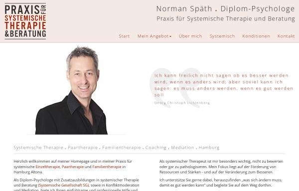 Vorschau von www.praxis-spaeth.de, Dipl.-Psych. Norman Späth