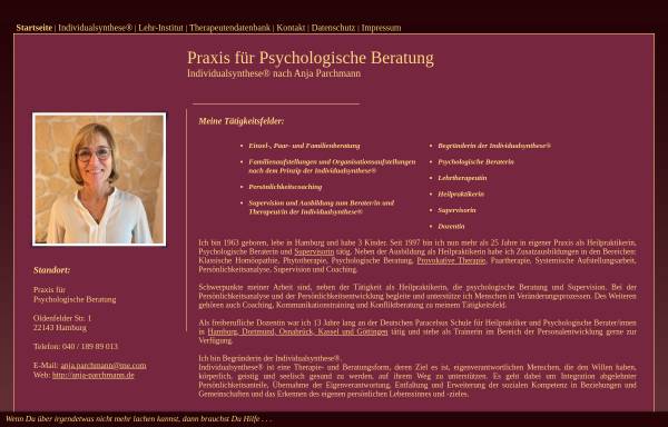 Praxis für Psychologische Beratung Anja Parchmann