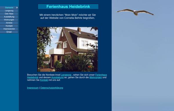 Vorschau von www.ferienhaus-langeoog.de, Ferienhaus “Heidebrink”