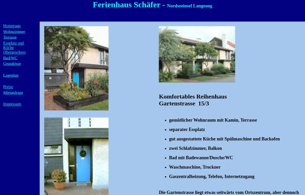 Vorschau von www.ferienhaus-schaefer.info, Ferienhaus Schäfer