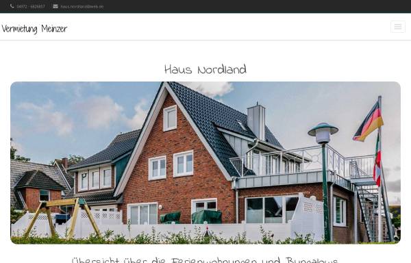 Vorschau von www.haus-nordland-langeoog.de, Haus Nordland