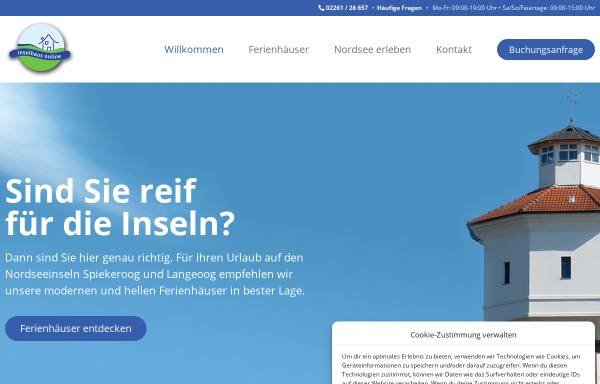 Vorschau von www.inselhaus-online.de, Inselresidenz Seeschwalbe